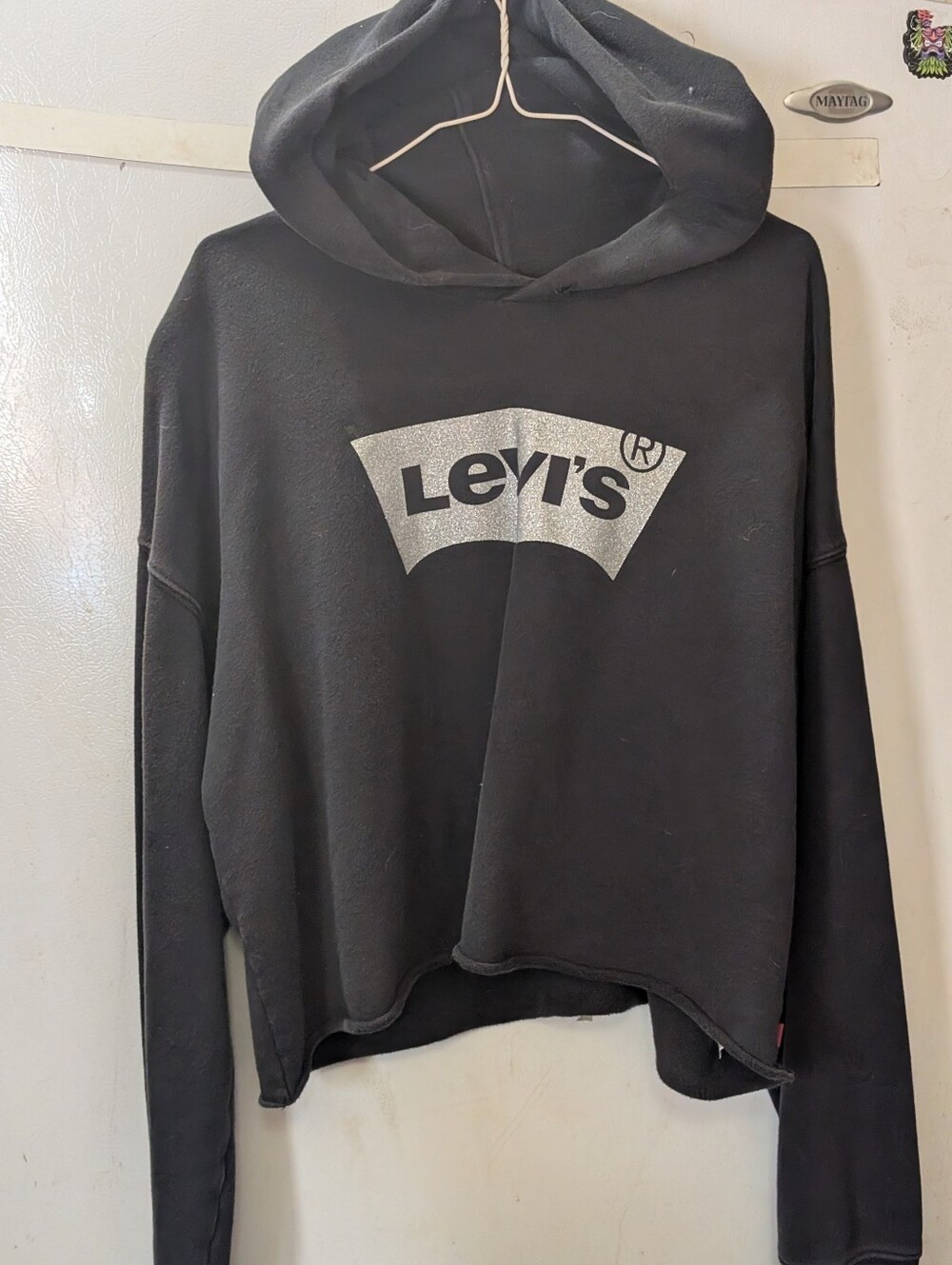 Levi's 2000s Y2K Vintage Cropped Hoodie